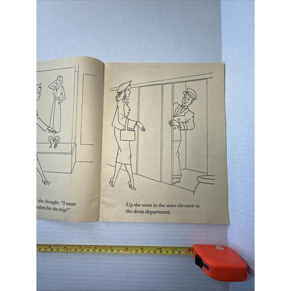 1953 Winnie Winkle Cut-Out Coloring Book Paper Doll Unused Pristine